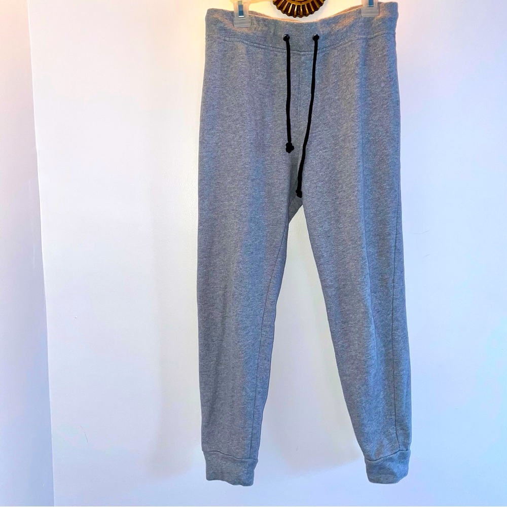 Forever 21 Metallic Fitted Joggers Sweatpants